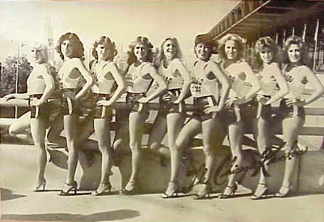 The Original Chicago Knockers womens mudwrestling team photo