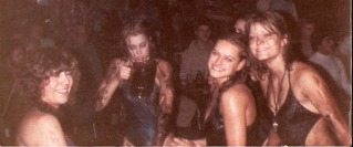 Maidens in mud wrestling - Sweet Seducer (Sue); Windy City Woman (Debbie); Sassy Sandi (Sandi); Tazmanian Devil (Sabra)